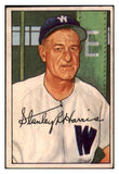 1952 Bowman Baseball #158 Bucky Harris Senators EX 505322