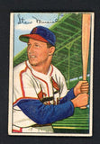 1952 Bowman Baseball #196 Stan Musial Cardinals Poor trimmed 505323