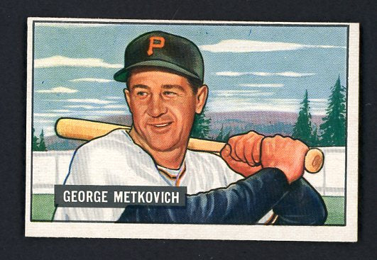 1951 Bowman Baseball #274 George Metkovich Pirates EX 505332