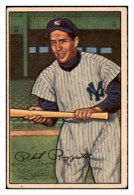 1952 Bowman Baseball #052 Phil Rizzuto Yankees EX 505338