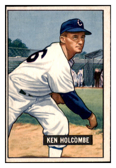 1951 Bowman Baseball #267 Ken Holcombe White Sox EX-MT 505343