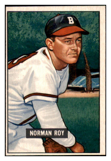 1951 Bowman Baseball #278 Norman Roy Braves EX-MT 505346