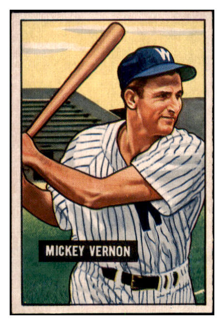 1951 Bowman Baseball #065 Mickey Vernon Senators NR-MT 505355