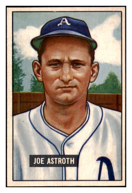 1951 Bowman Baseball #298 Joe Astroth A's NR-MT 505366