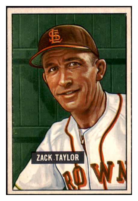 1951 Bowman Baseball #315 Zack Taylor Browns NR-MT 505371
