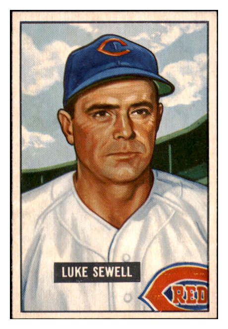 1951 Bowman Baseball #322 Luke Sewell Reds NR-MT 505373