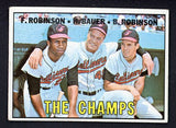 1967 Topps Baseball #001 Brooks Robinson Frank Robinson VG-EX 505389