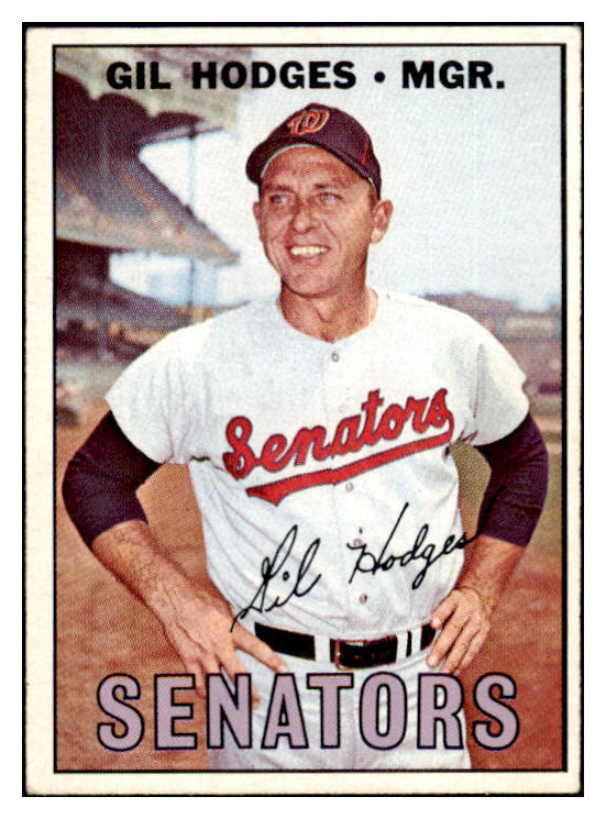 1967 Topps Baseball #228 Gil Hodges Senators VG-EX 505397