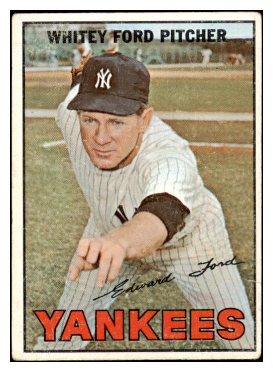 1967 Topps Baseball #005 Whitey Ford Yankees VG 505399