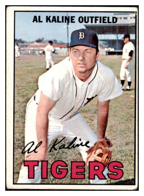 1967 Topps Baseball #030 Al Kaline Tigers VG 505401