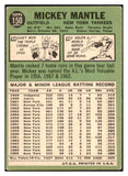 1967 Topps Baseball #150 Mickey Mantle Yankees VG 505405