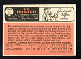 1966 Topps Baseball #036 Catfish Hunter A's VG-EX 505419