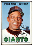 1967 Topps Baseball #200 Willie Mays Giants VG-EX 505432