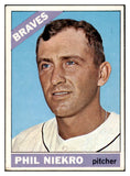 1966 Topps Baseball #028 Phil Niekro Braves VG 505439