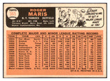 1966 Topps Baseball #365 Roger Maris Yankees EX+/EX-MT 505441