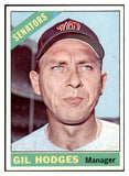 1966 Topps Baseball #386 Gil Hodges Senators NR-MT 505443