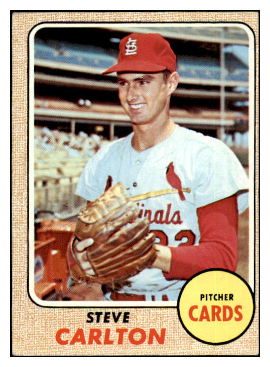 1968 Topps Baseball #408 Steve Carlton Cardinals VG-EX 505449