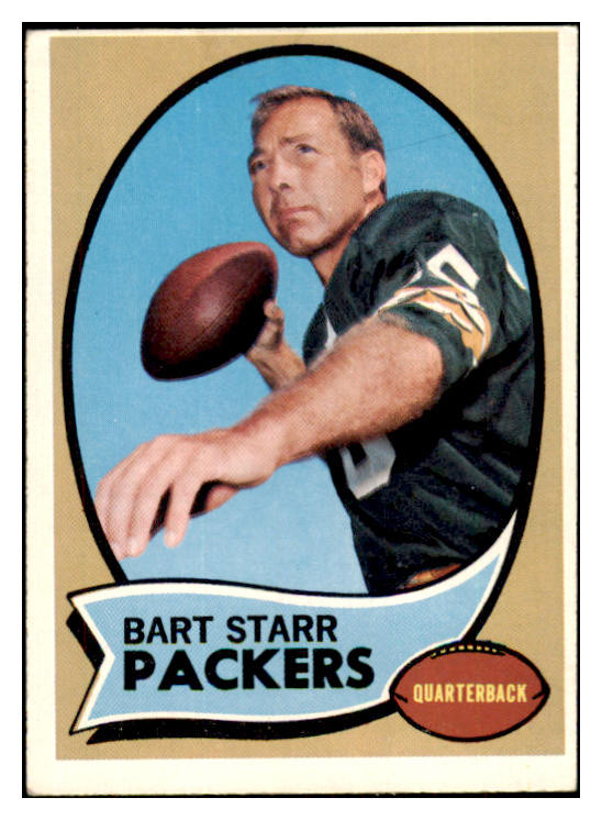 1970 Topps Football #030 Bart Starr Packers VG-EX 505452