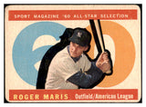 1960 Topps Baseball #565 Roger Maris A.S. Yankees VG 505470