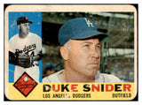 1960 Topps Baseball #493 Duke Snider Dodgers GD-VG 505477