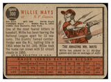 1962 Topps Baseball #300 Willie Mays Giants Good 505481