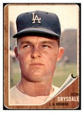 1962 Topps Baseball #340 Don Drysdale Dodgers Good 505485