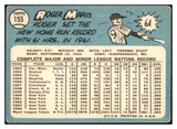 1965 Topps Baseball #155 Roger Maris Yankees VG 505487