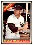 1966 Topps Baseball #050 Mickey Mantle Yankees GD-VG 505492