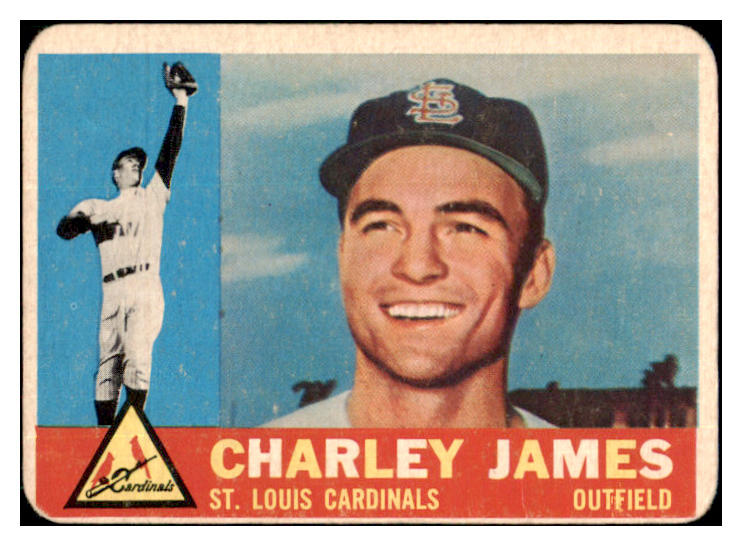 1960 Topps Baseball #517 Charley James Cardinals VG 505499