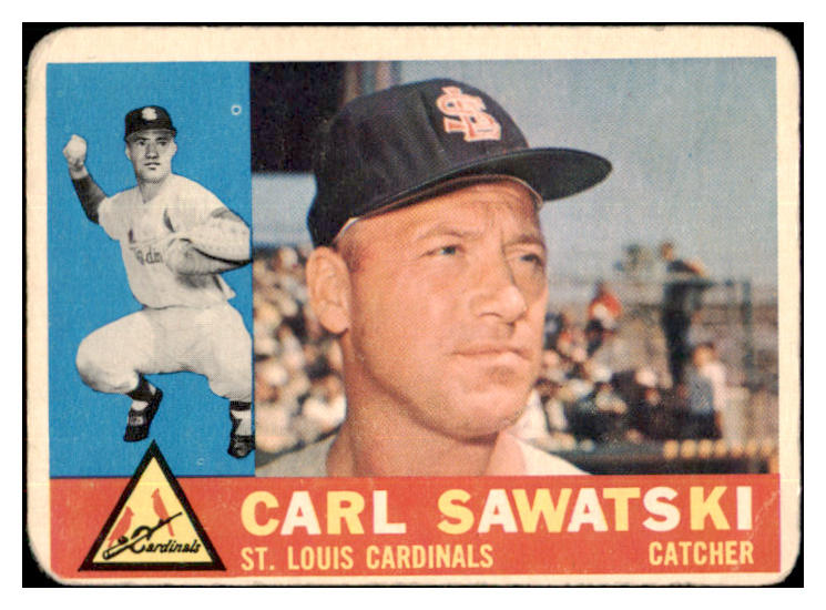 1960 Topps Baseball #545 Carl Sawatski Cardinals VG 505500