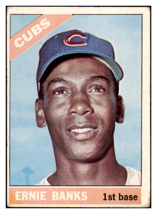 1966 Topps Baseball #110 Ernie Banks Cubs VG 505510