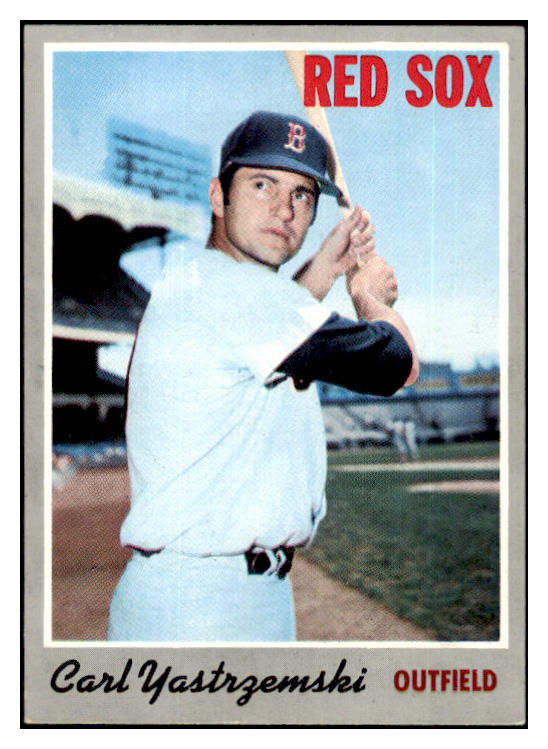 1970 Topps Baseball #010 Carl Yastrzemski Red Sox EX+/EX-MT 505512