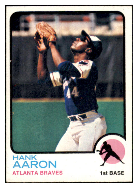 1973 Topps Baseball #100 Hank Aaron Braves EX-MT 505524