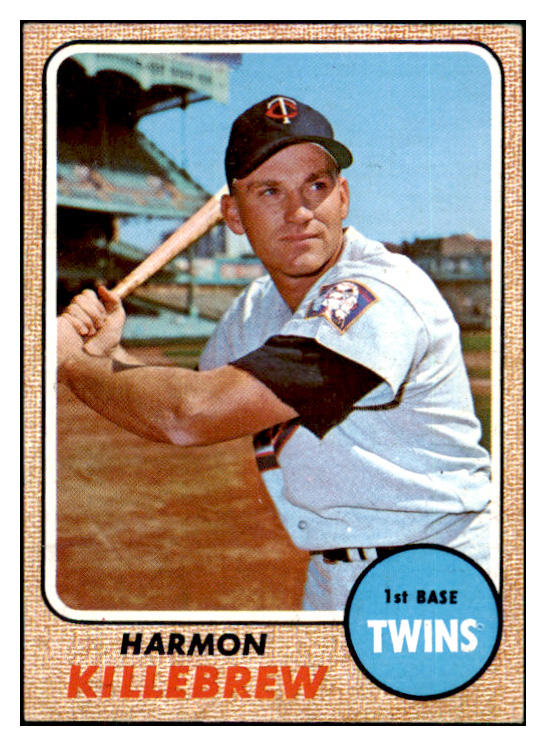 1968 Topps Baseball #220 Harmon Killebrew Twins EX+/EX-MT 505535