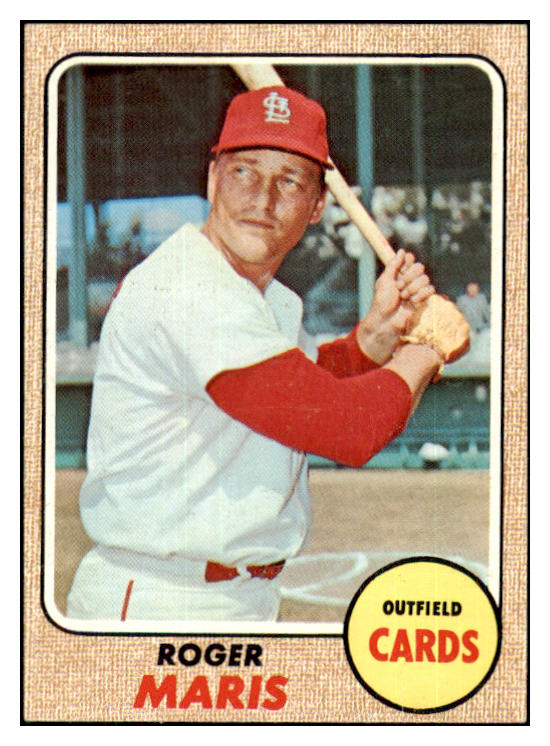 1968 Topps Baseball #330 Roger Maris Cardinals EX+/EX-MT 505536