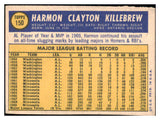 1970 Topps Baseball #150 Harmon Killebrew Twins VG 505546