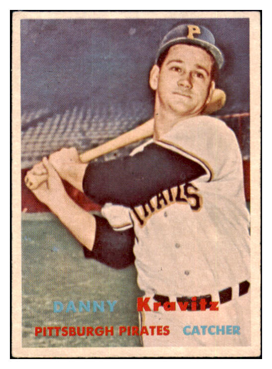 1957 Topps Baseball #267 Danny Kravitz Pirates VG-EX 505557