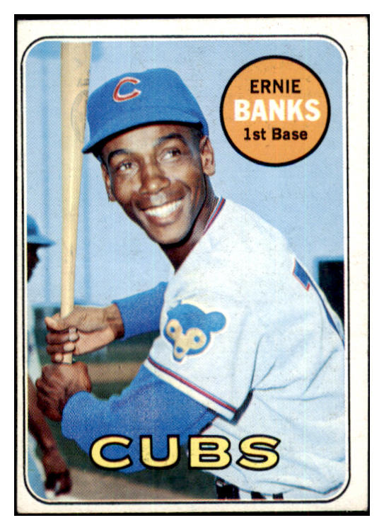 1969 Topps Baseball #020 Ernie Banks Cubs EX-MT 505568