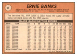 1969 Topps Baseball #020 Ernie Banks Cubs EX-MT 505569