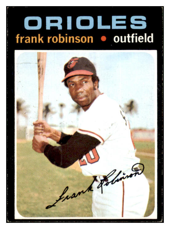 1971 Topps Baseball #640 Frank Robinson Orioles EX-MT 505583