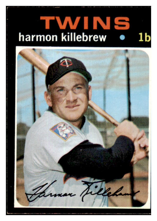 1971 Topps Baseball #550 Harmon Killebrew Twins EX 505588