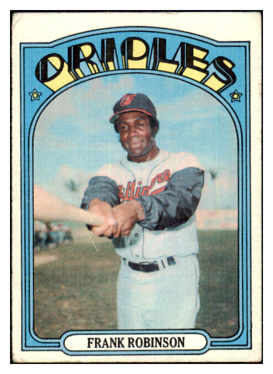 1972 Topps Baseball #100 Frank Robinson Orioles VG-EX 505592