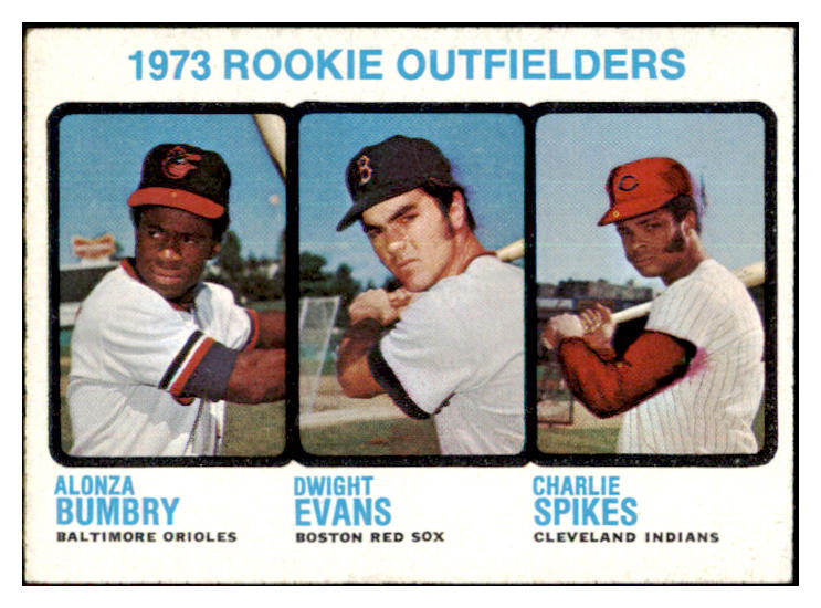 1973 Topps Baseball #614 Dwight Evans Red Sox EX+/EX-MT 505605