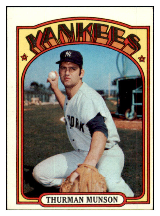 1972 Topps Baseball #441 Thurman Munson Yankees EX 505620