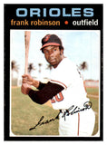 1971 Topps Baseball #640 Frank Robinson Orioles NR-MT 505626