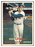 1957 Topps Baseball #170 Duke Snider Dodgers VG-EX 505655