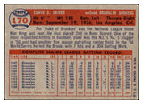 1957 Topps Baseball #170 Duke Snider Dodgers VG-EX 505655