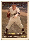 1957 Topps Baseball #025 Whitey Ford Yankees VG-EX 505656