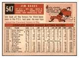 1959 Topps Baseball #547 Jim Baxes Dodgers EX+/EX-MT 505682