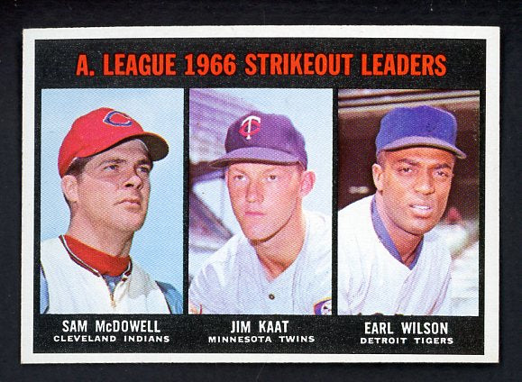 1967 Topps Baseball #237 A.L. Strike Out Leaders Jim Kaat EX-MT 505698